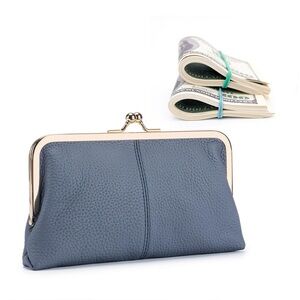 Elegant Kiss-Lock Clutch Purse – Brand New